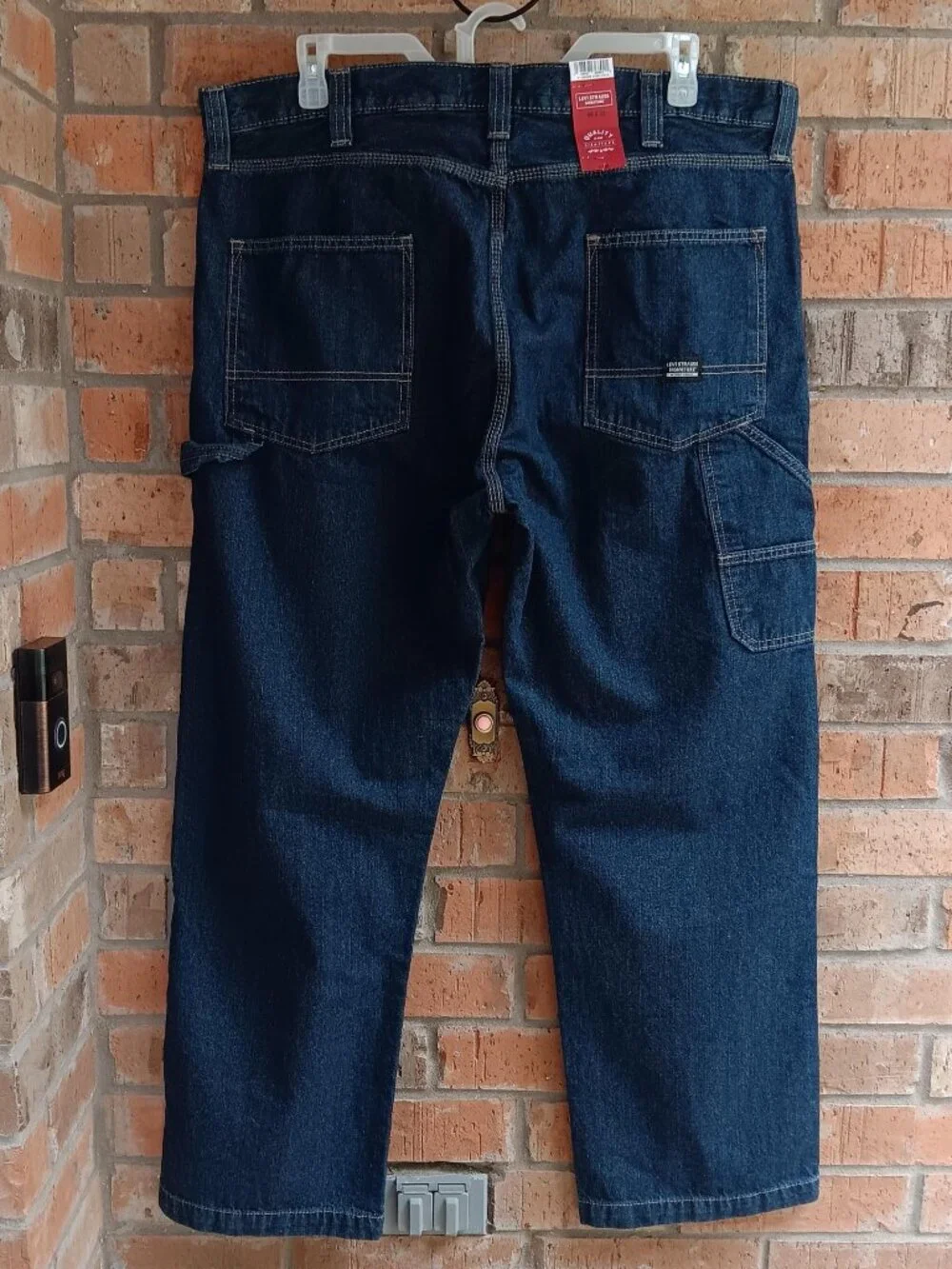 Levi Strauss Signature Workwear Mens Carpenter Jeans Blue Size 40 X 32